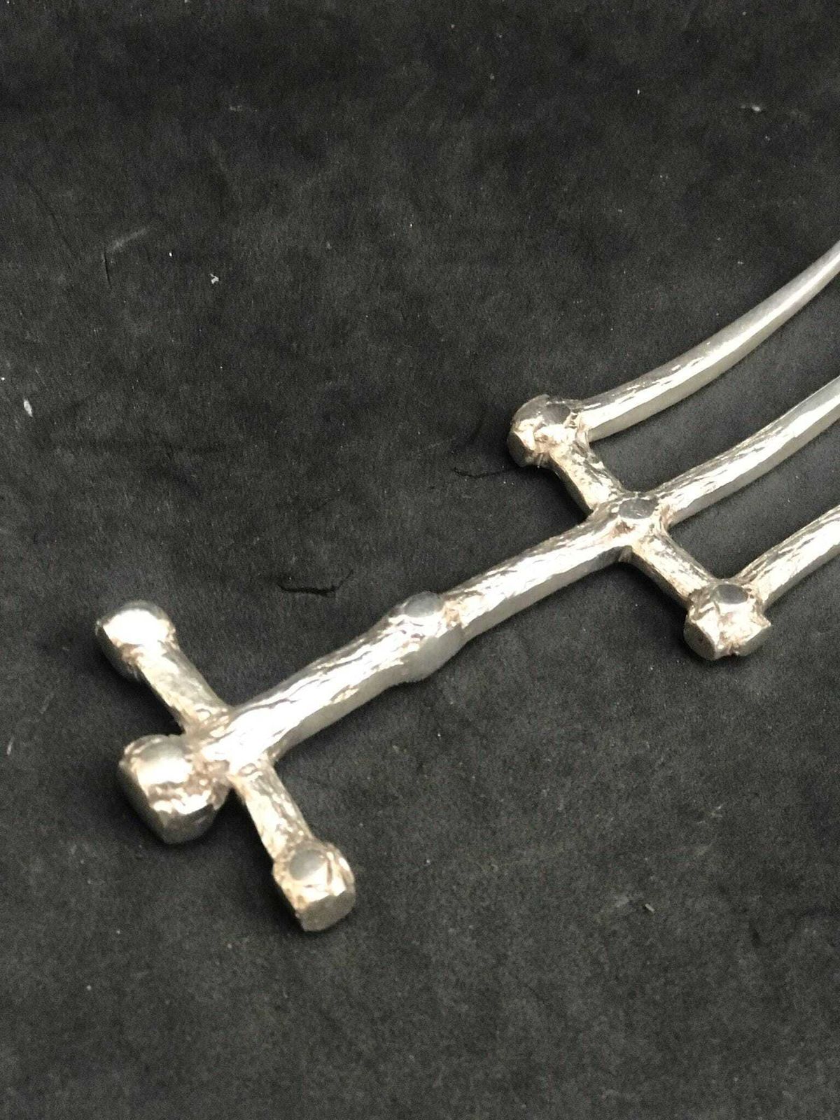 Bread Fork Early Victorian Silver Plated Muffin Server Decorative Fork Cold Meat Charcuterie Collection Gift For Hostess Christmas Table photo 129.0