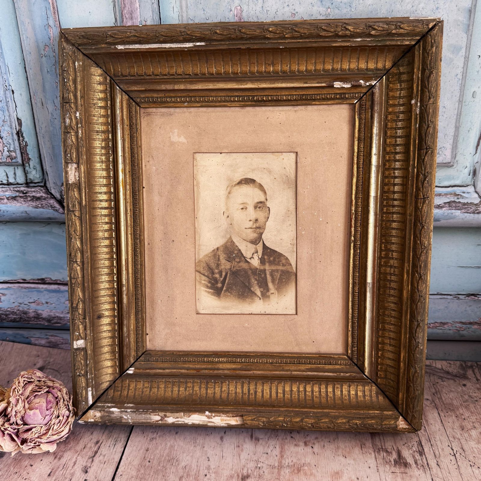 Vintage Gold Gilded Framed Picture