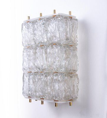 Vintage Italian Murano Glass Wall Sconce From Barovier & Toso, 1950s photo furniture