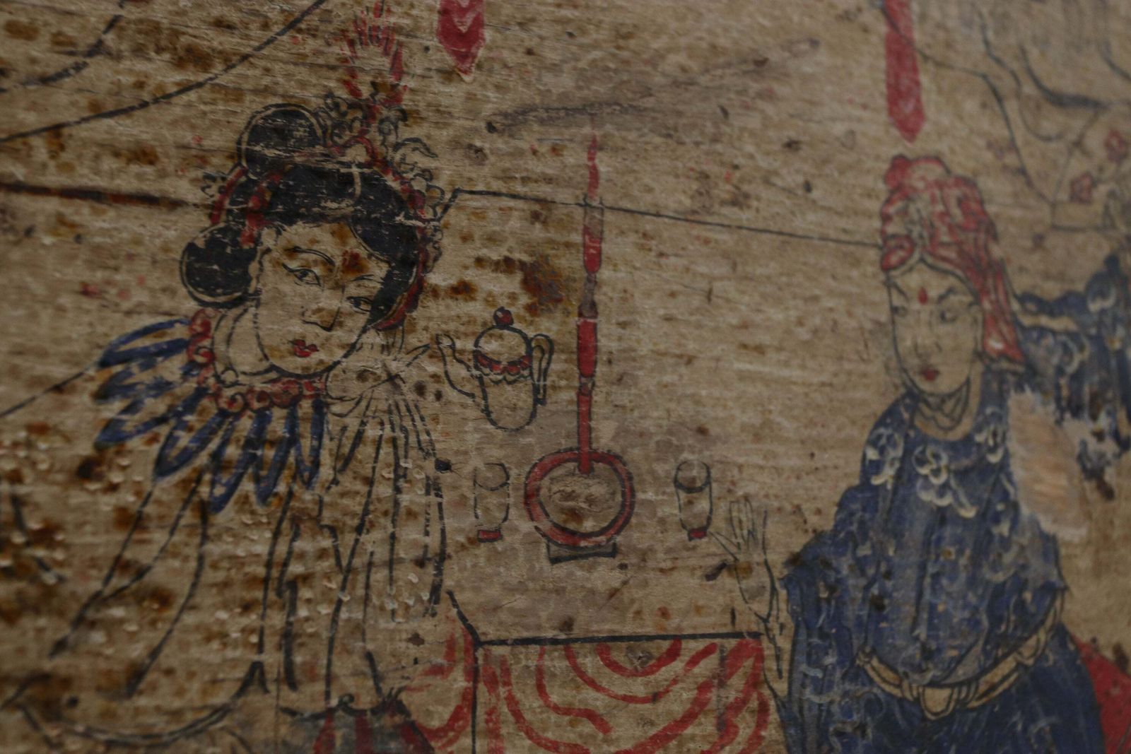 1625.0 Mid 19th Century Shanxi Region Opera Chest photo