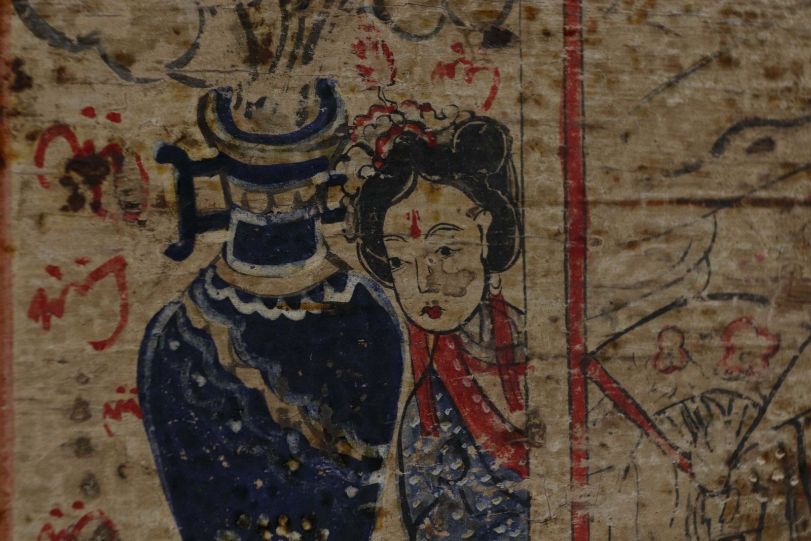 photo vinterior Mid 19th Century Shanxi Region Opera Chest