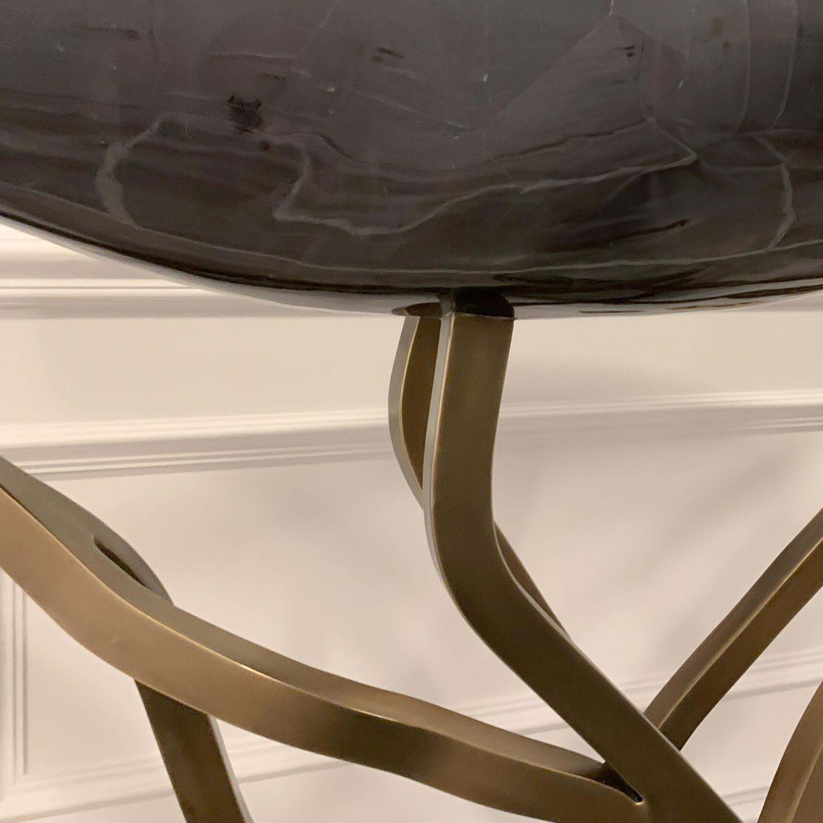 Tessellated Shell And Bronze Console, Acacia By R And Y Augousti, Contemporary France photo 5730.0