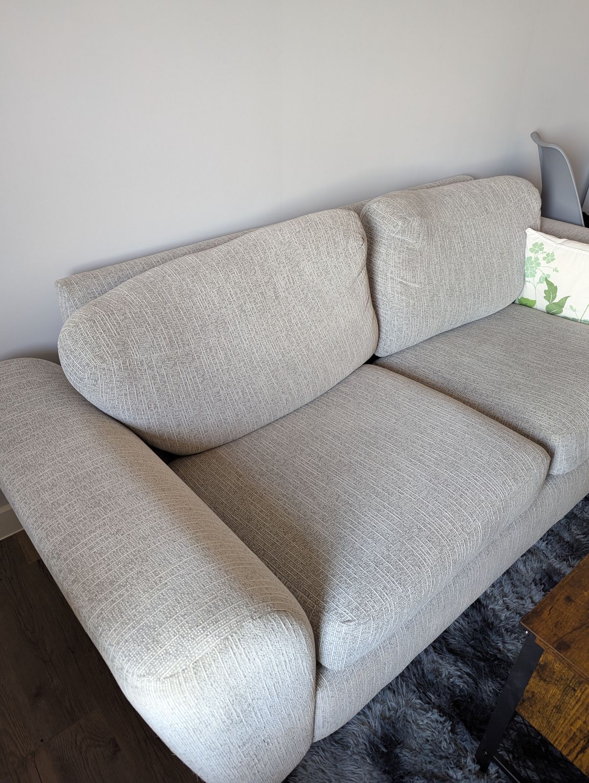Modern Off White Living Home Two Seater Sofa photo Furniture