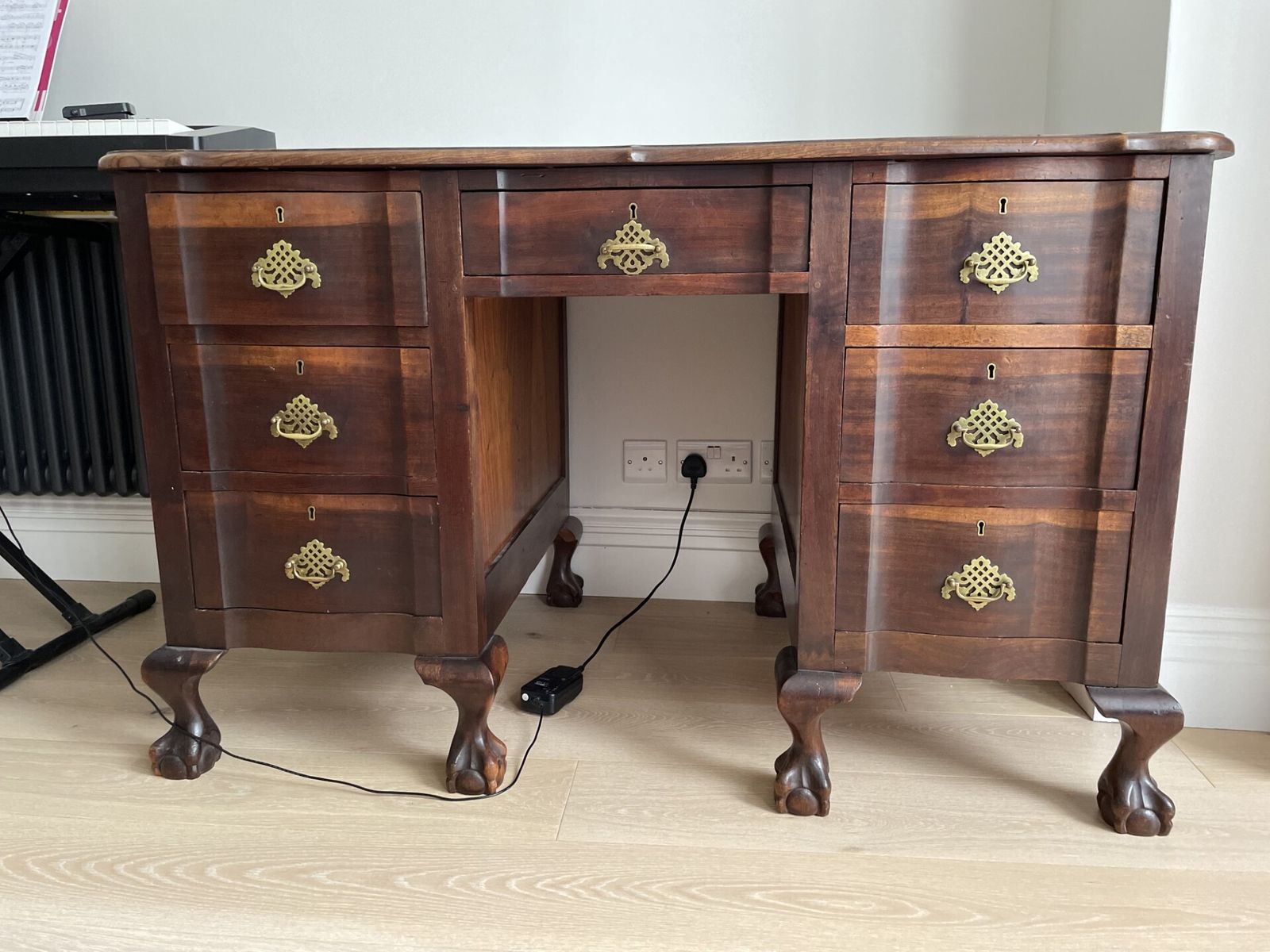 Old Fashioned South African Hardwood Desk photo furniture