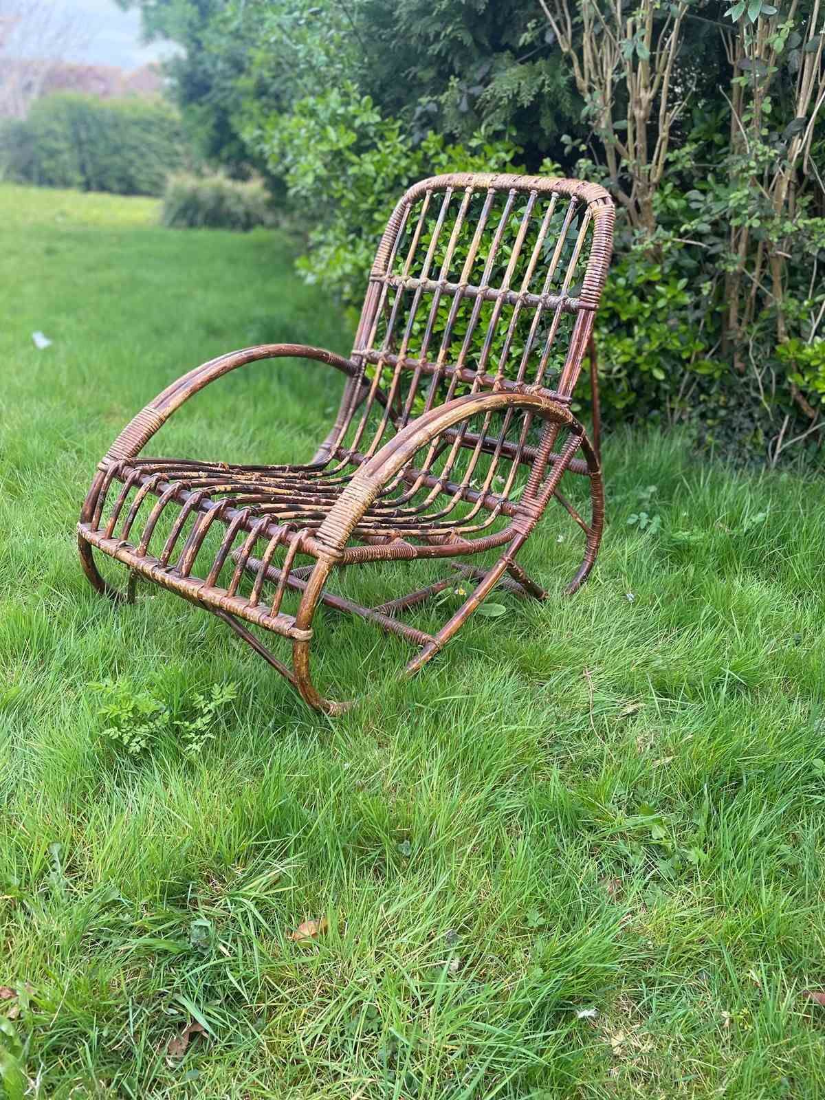 Italian Bamboo Garden/Conservatory Chair photo furniture
