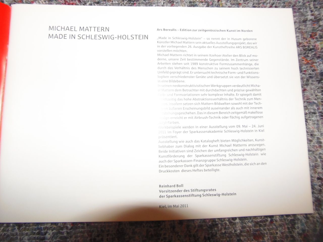 Michael Mattern Catalogue ., 2000s photo Home Decor