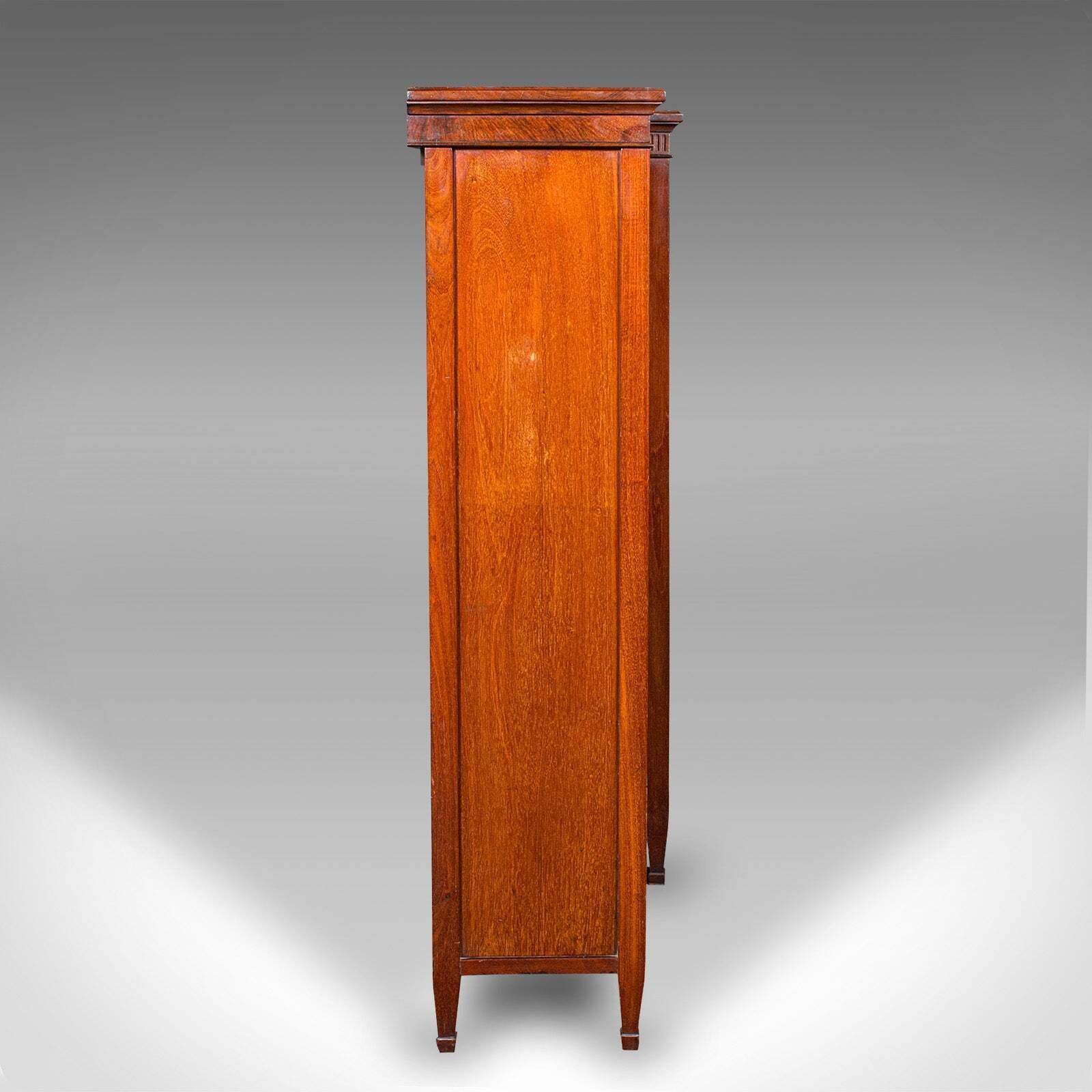 Large Antique Breakfront Bookcase, English, Cabinet, Georgian Revival, Victorian photo 6069.0