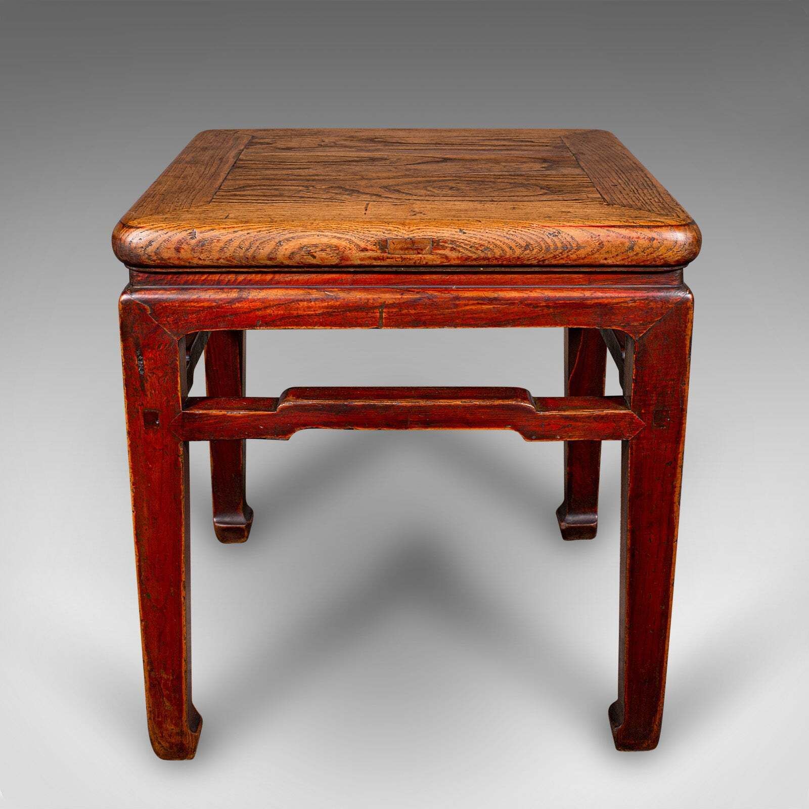 Antique Chabudai Table, Japanese, Elm, Tea, Kneeling, Meiji, Victorian, C.1900 photo 1005.0