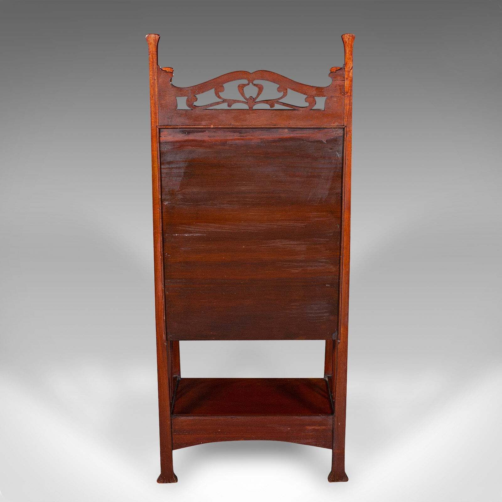 Antique Fall Front Music Cabinet, English, Art Nouveau, Victorian, After Liberty photo 1729.0