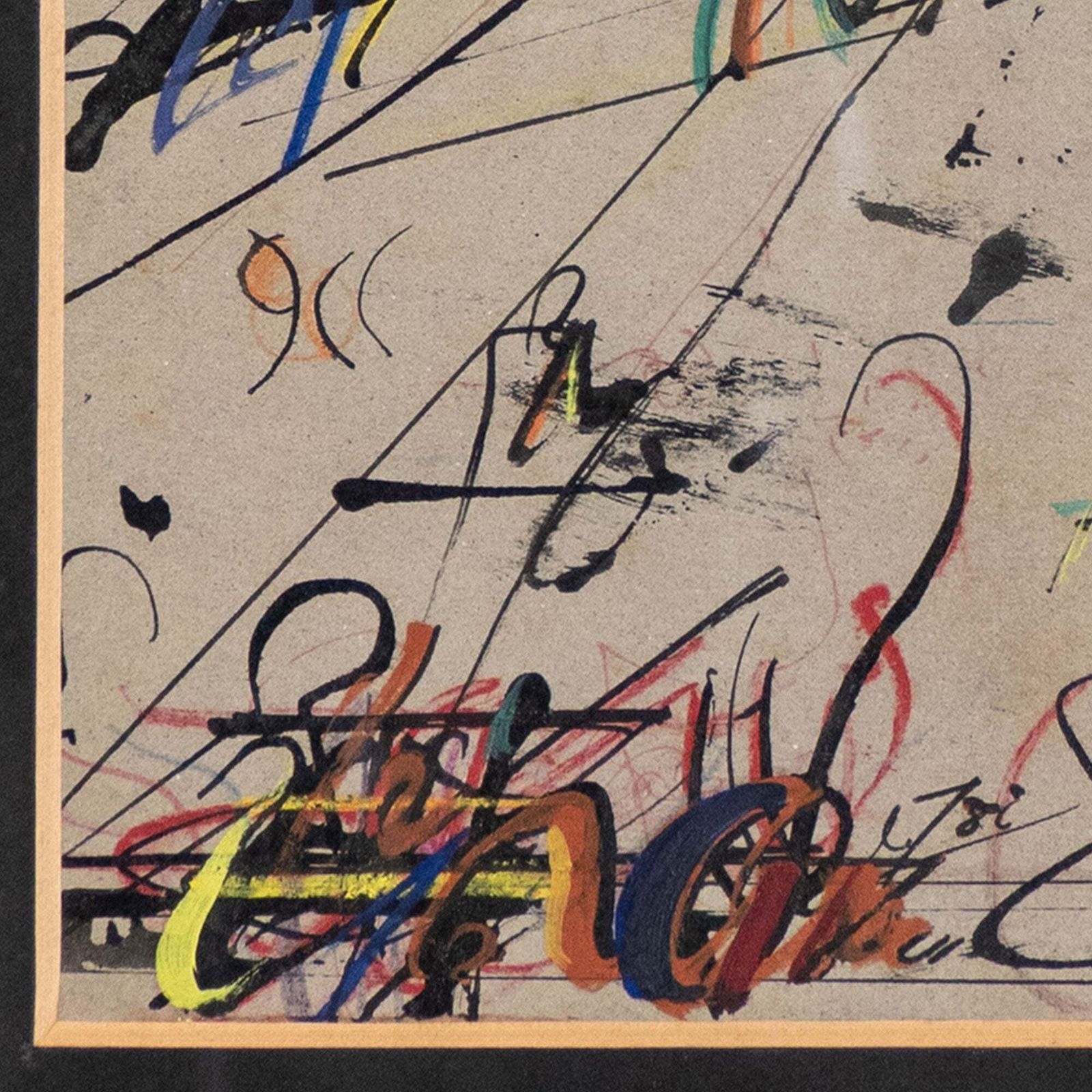 Calligraphic Pulse – Gemengde Media Door Jaume Genovart photo Kunst