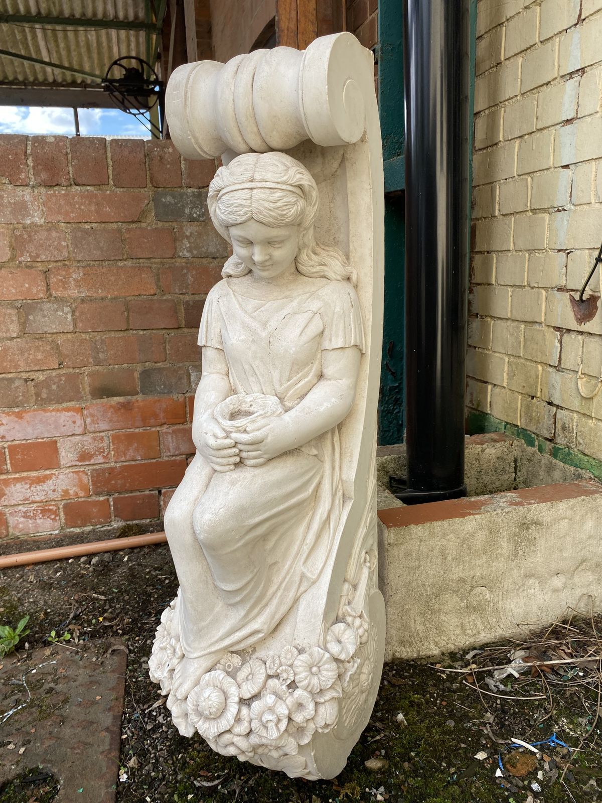 Plaster Fireplace Corbel, 1900s