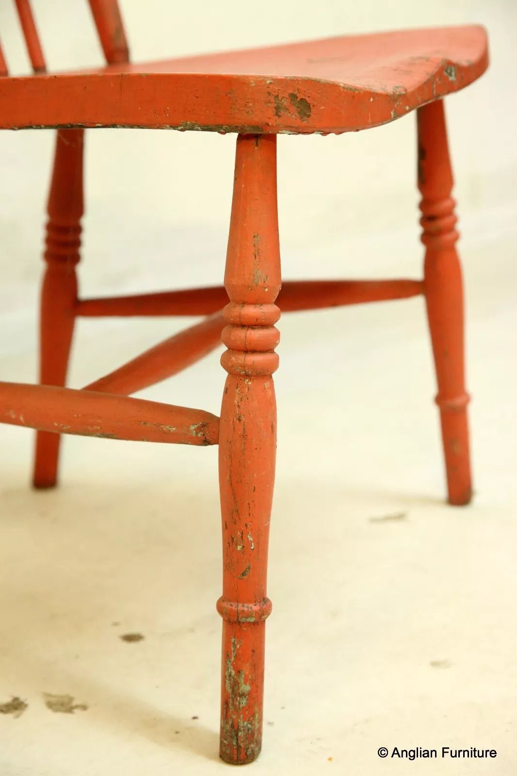 Shabby Chic Painted Farmhouse Kitchen Chair Free Nationwide Delivery photo vinterior