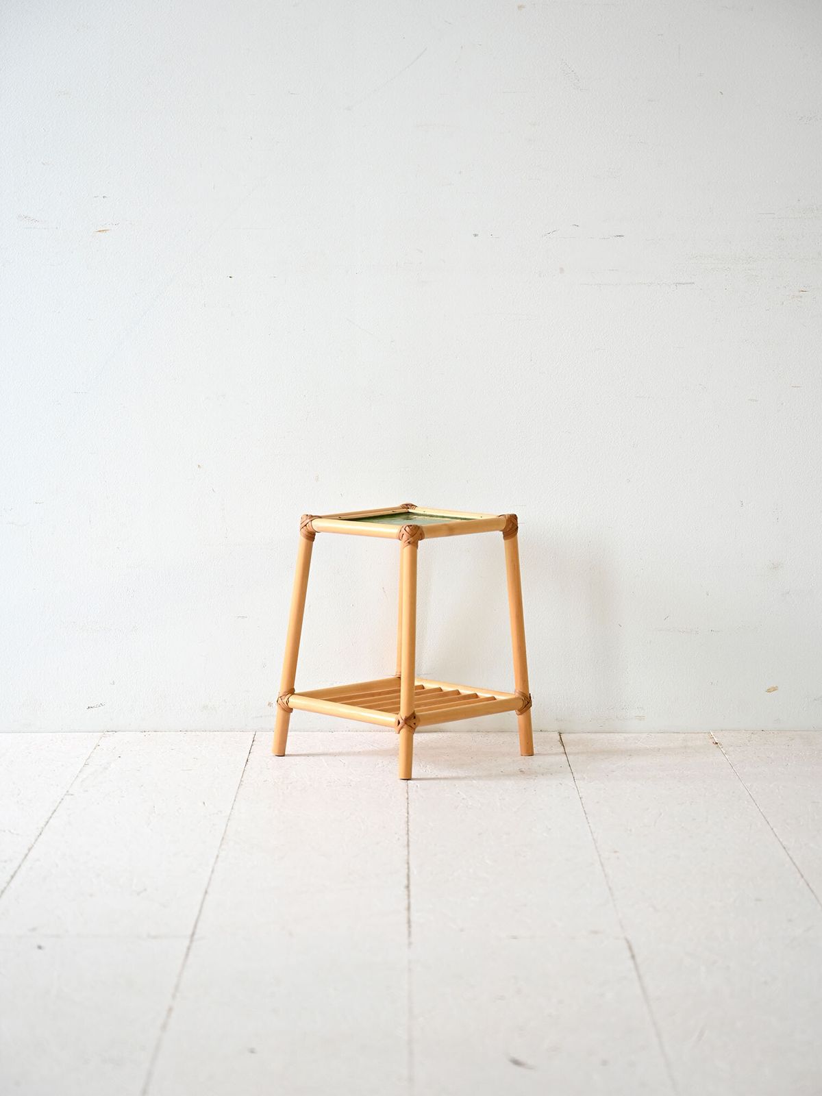 Vintage Bamboo Plant Stand photo furniture
