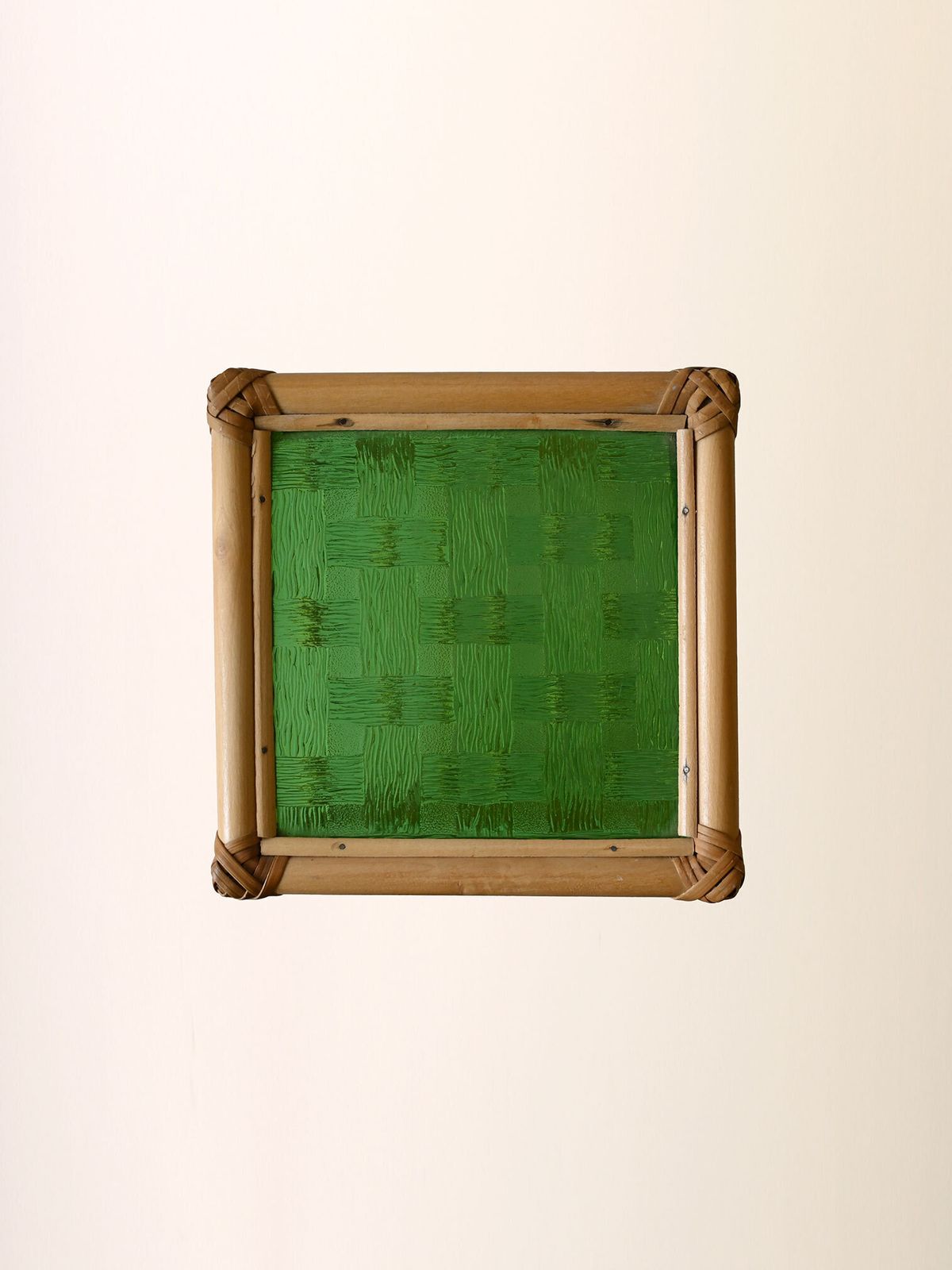 Vintage Bamboo Plantenstandaard photo vintage