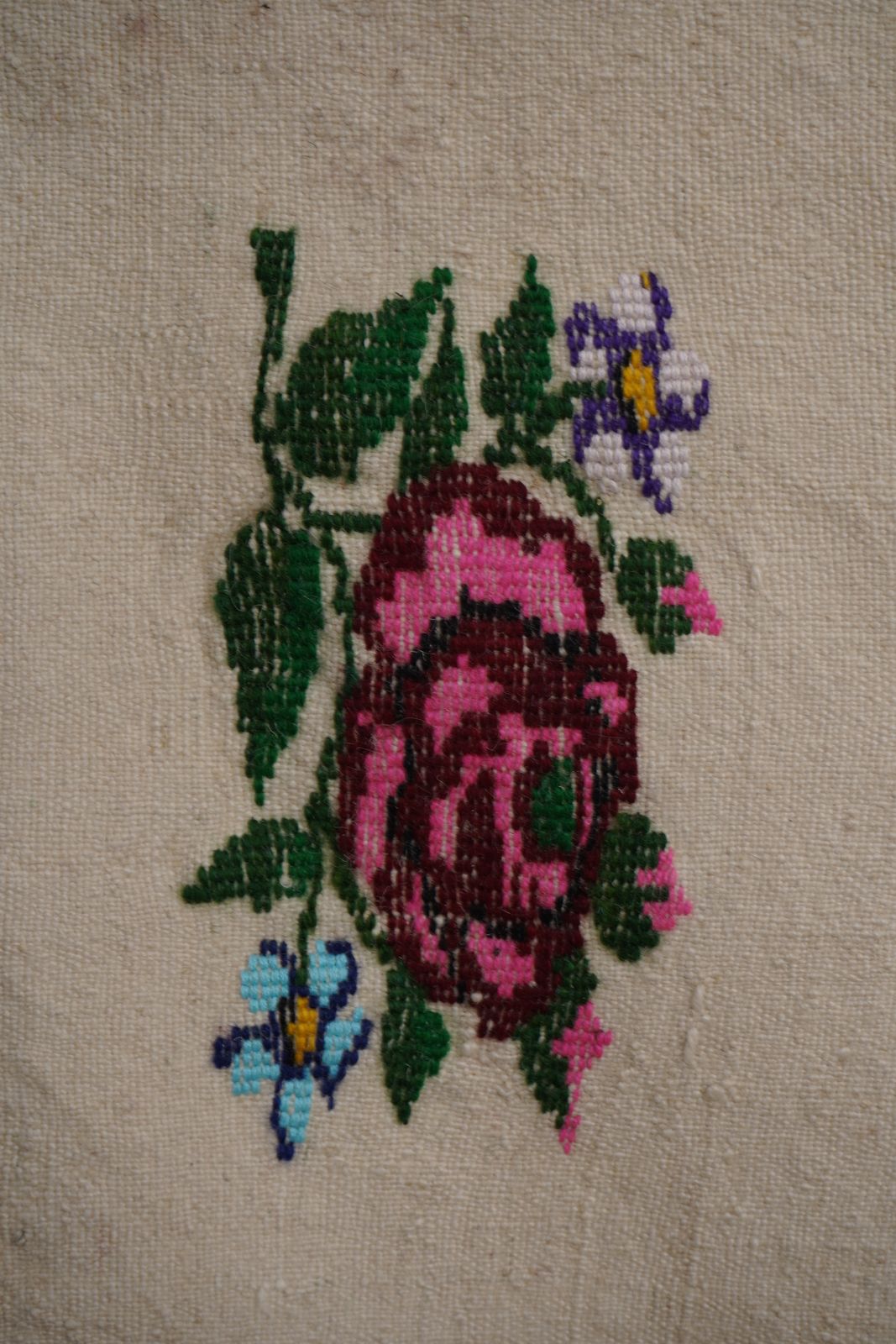 Turkish Aubusson Floral Turkish Kilim Rug 3'1'' X 4'4'' photo vintage