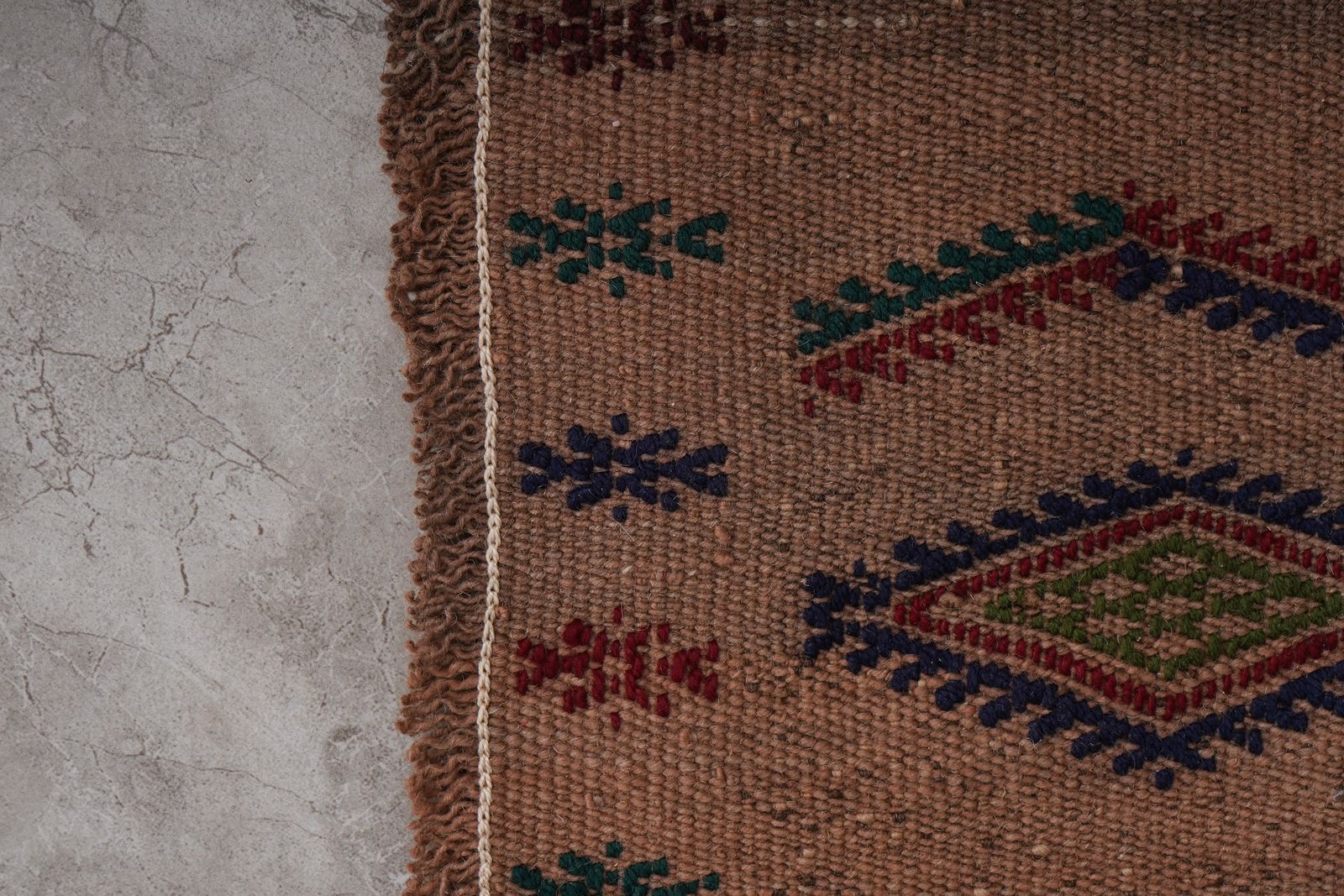 Turkish Jajim Runner With Faded Tribal Motifs 1'7'' X 12'6'' photo furniture