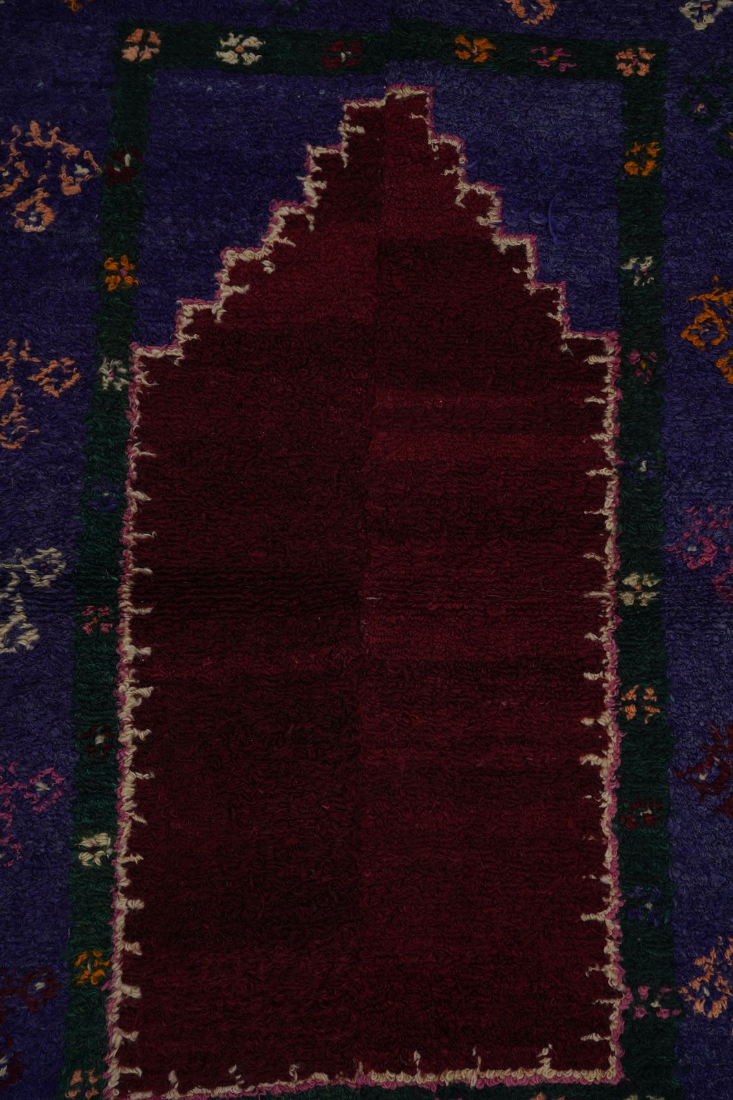 Mid Century Modern Tulu Turkish Tulu Rug With Tribal Pattern 3'4'' X 4'9'' photo vinterior