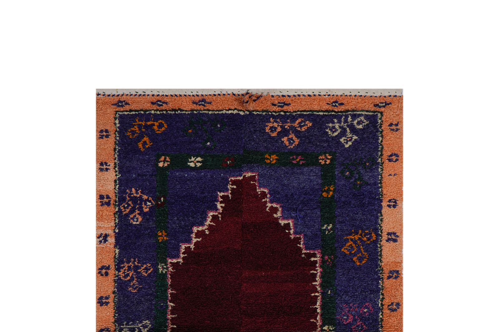 Mid Century Modern Tulu Turkish Tulu Rug With Tribal Pattern 3'4'' X 4'9'' photo buy
