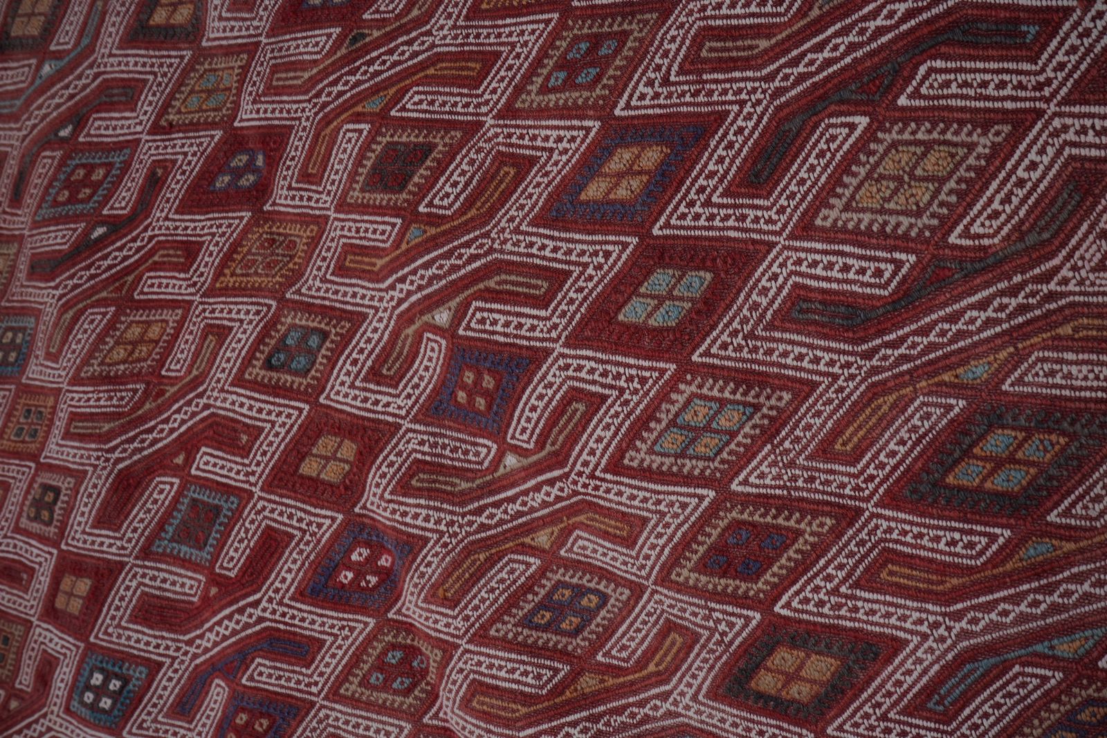 Vintage Turkish Jajim Kilim Rug 5'9'' X 8'2'' photo Textiles
