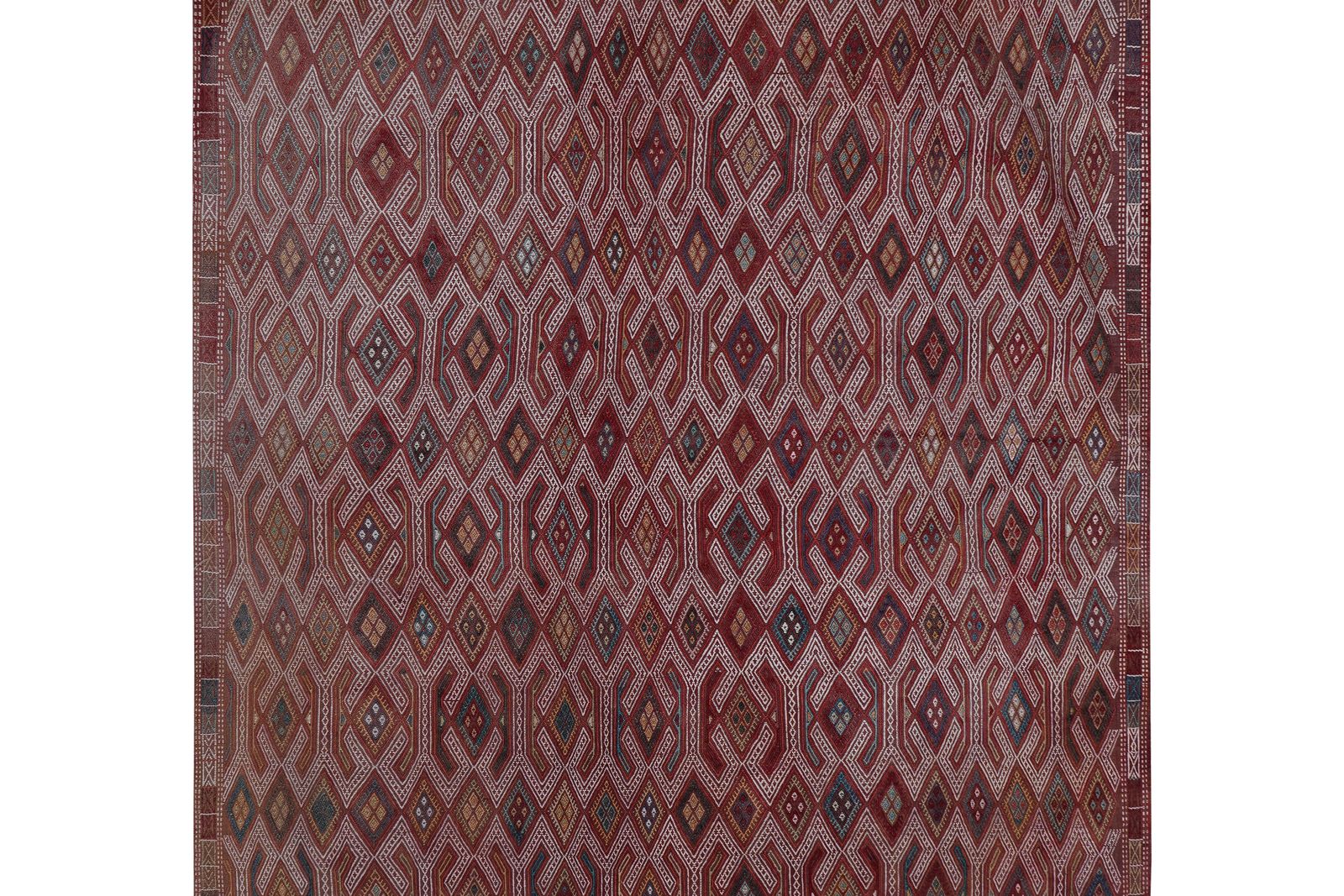 Vintage Turkish Jajim Kilim Rug 5'9'' X 8'2'' photo vintage