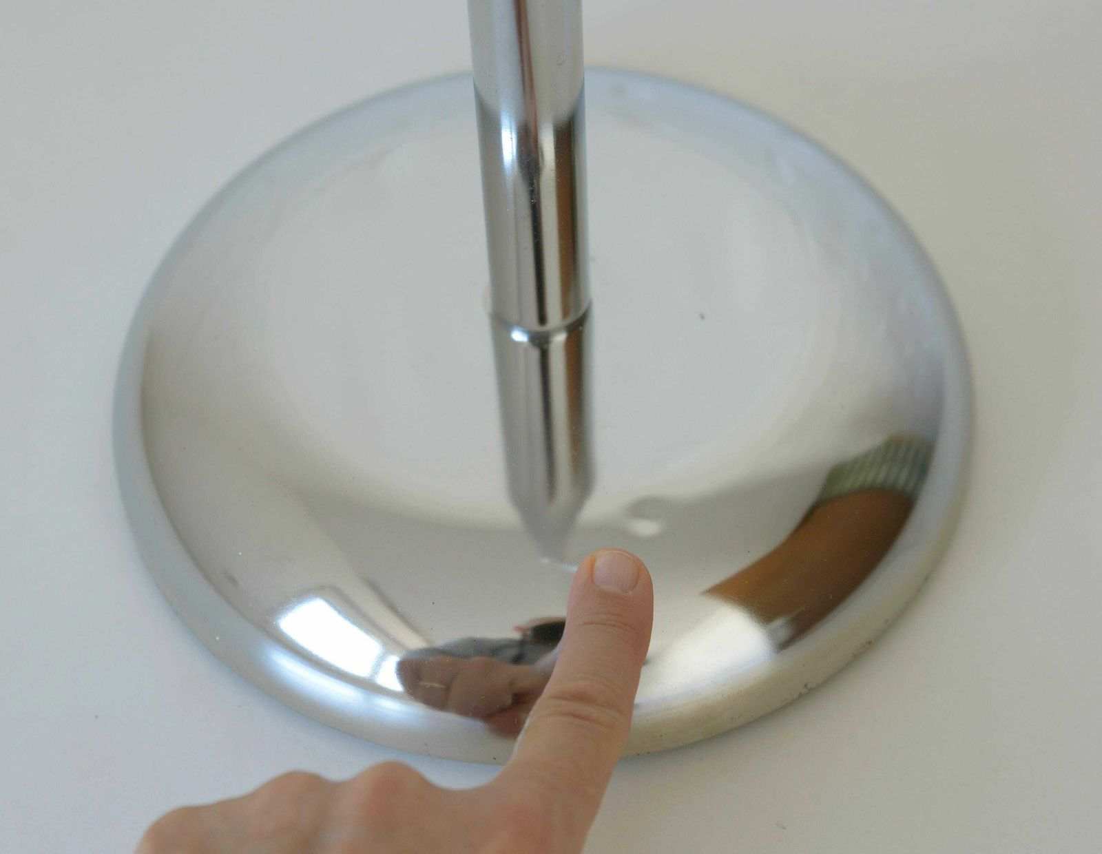 Mcm Towel Rack / Vintage Bathroom / Mid Century Modern / Chrome Metal / Towel Rack Freestanding / Yugoslavia 1980's photo buy