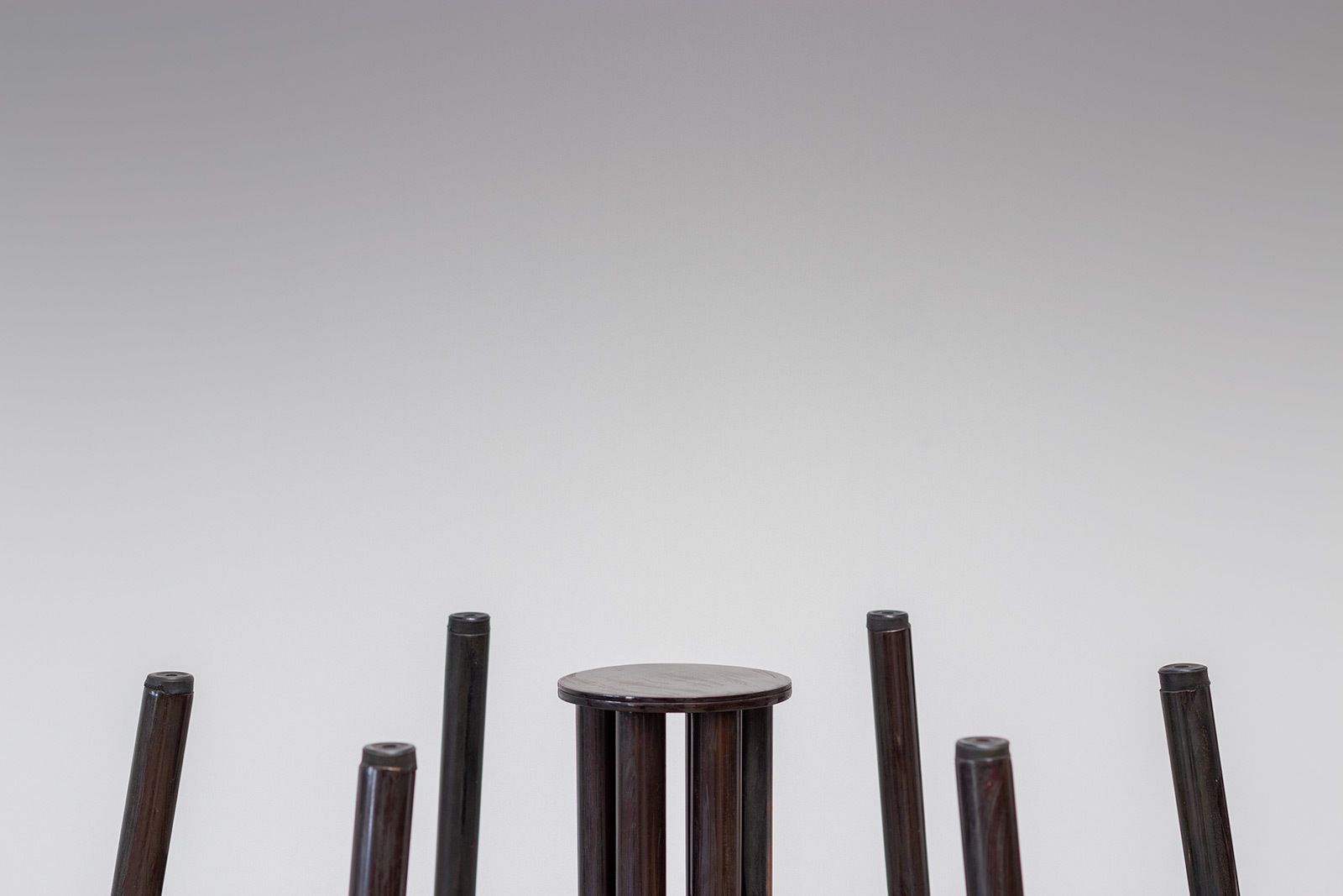 1980s Avant Garde Postmodern Table With Sculptural Geometric Base photo 2850.0