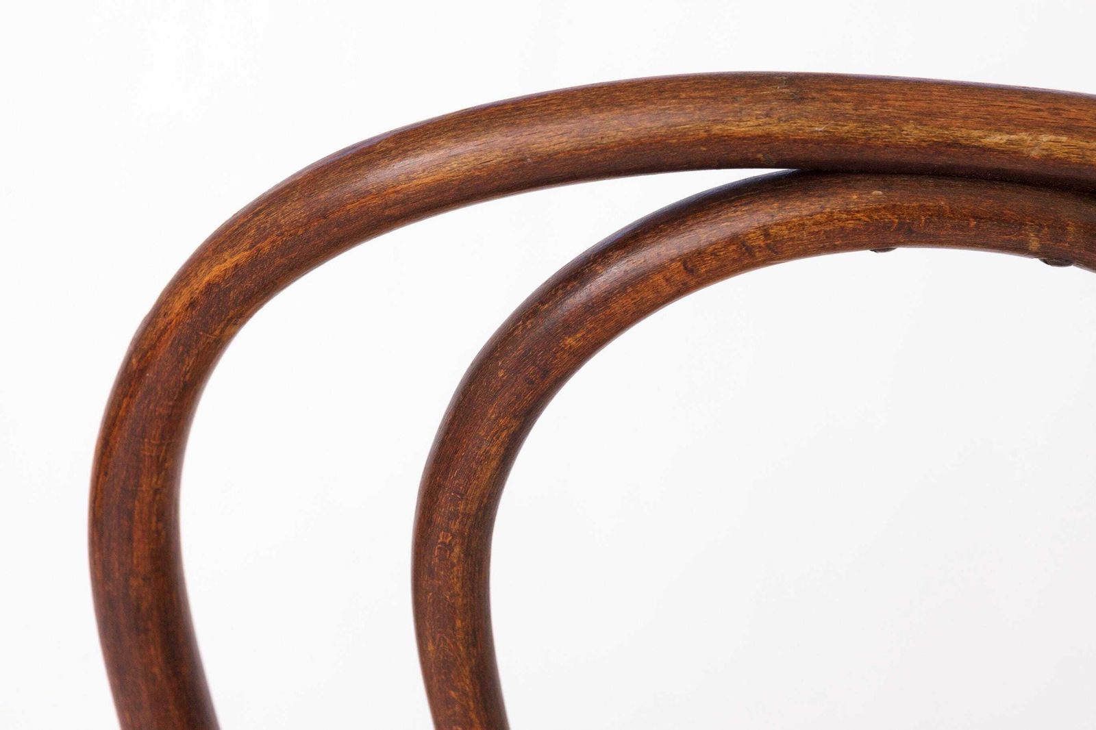 photo furniture Vintage Bentwood Chair – 1950s 1960s, Beech Wood, New Viennese Weaving, Mid Century Dining Chair