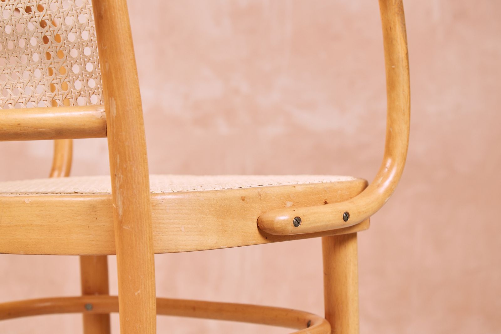 photo vinterior Set Of Six Prague Chairs By Josef Hoffmann And Josef Frank, Bentwood And Cane, 1930s