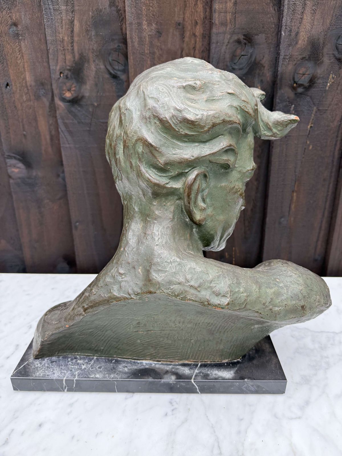 Art Deco Terracotta Bust Of A Man , J Dommisse photo buy