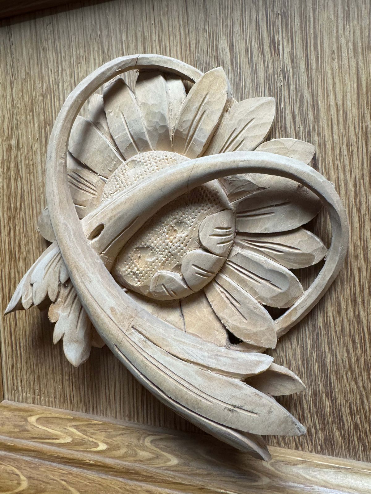 Decorative Chapel Carving By Renowned Master Carver Charles Oldham photo buy