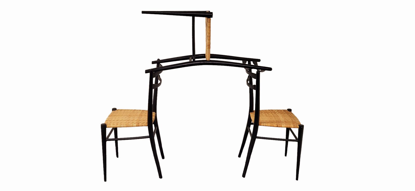 Cane Chairs In The Style Of Gio Ponti, Set Of 3 photo 1146.0