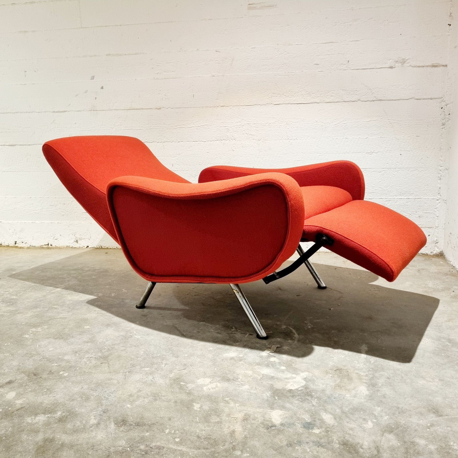1950 Adjustable “Lady” Lounge Chair In The Style Of Marco Zanuso Produced By Pizzetti Roma photo vinterior