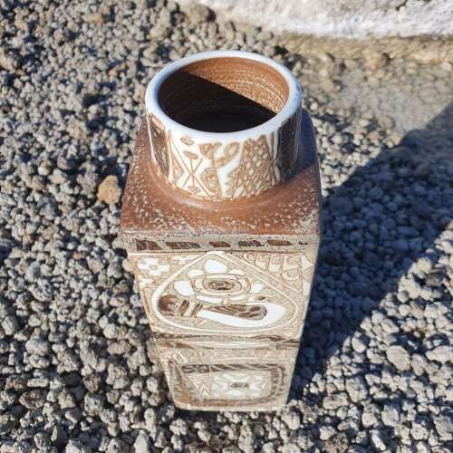 Royal Copenhagen. Faience "Baca" Vase By Nils Thorsson. photo for sale