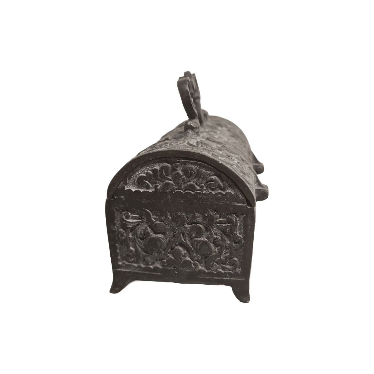 Classic Bronze Jewelry Box, Mid Century photo vinterior