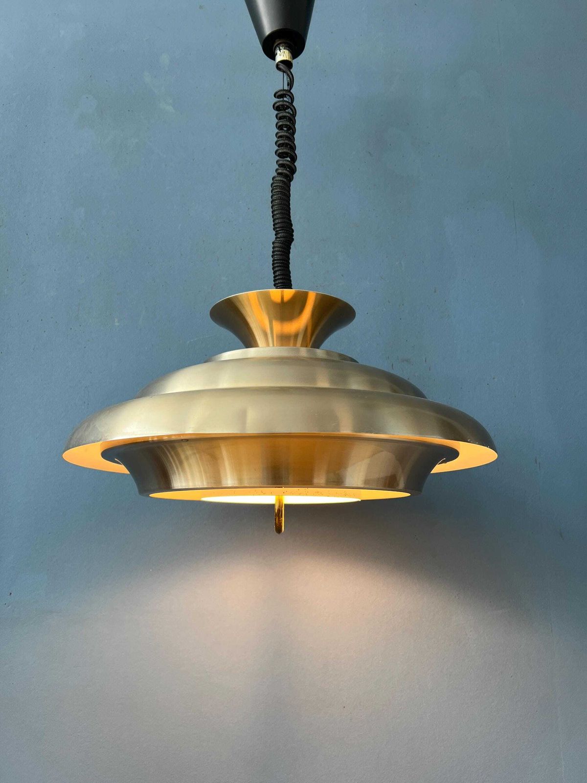 Vintage Mid Century Dijkstra Ufo Hanglamp photo Verlichting