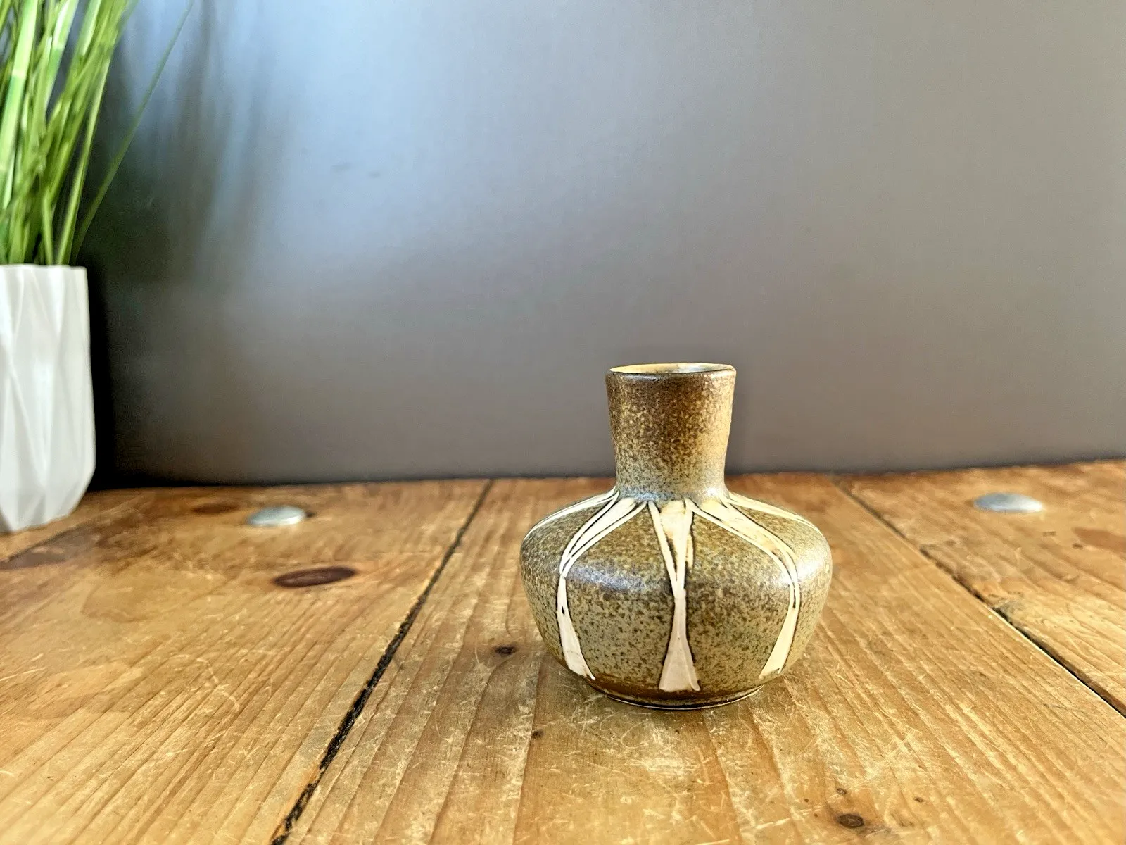 Danish Mid Century Modern 60's Johannes Andersen Keramik Scandi Sgraffito Vase photo vinterior