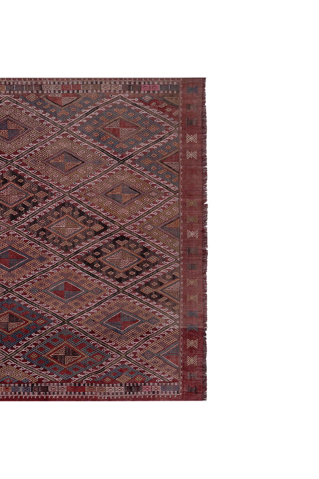 Turkish Jajim Kilim Rug 5'3'' X 7'9'' photo vinterior