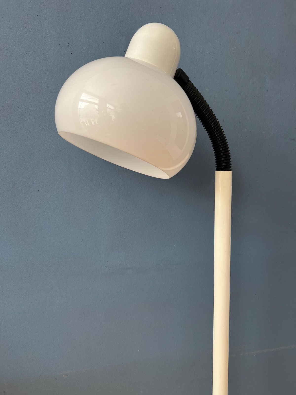 White Mid Century Space Age Mushroom Floor Lamp By Hala Zeist photo buy