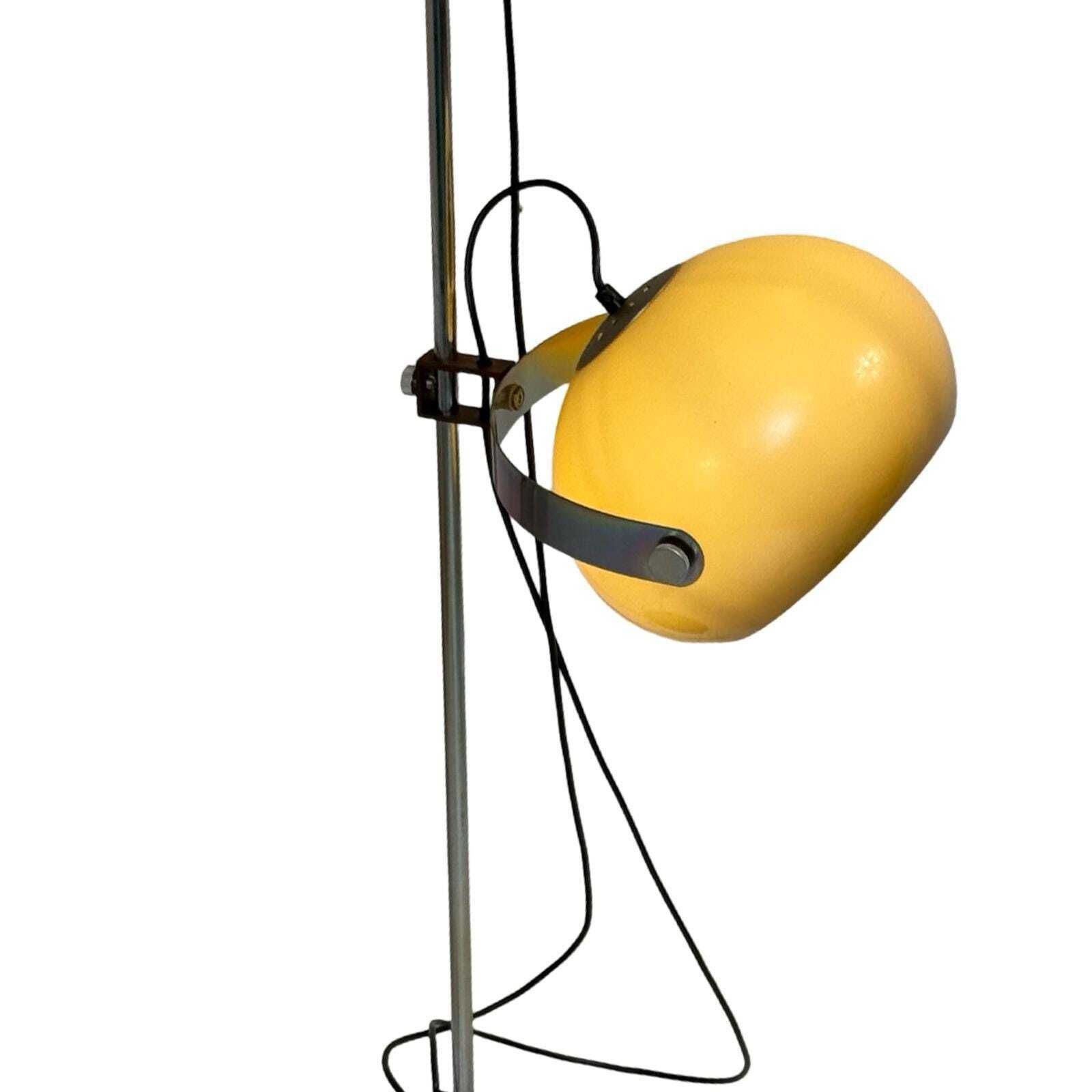 Dijkstra   Rare Model   Space Age Design / Mcm Floor Lamp With Two Shades photo vintage