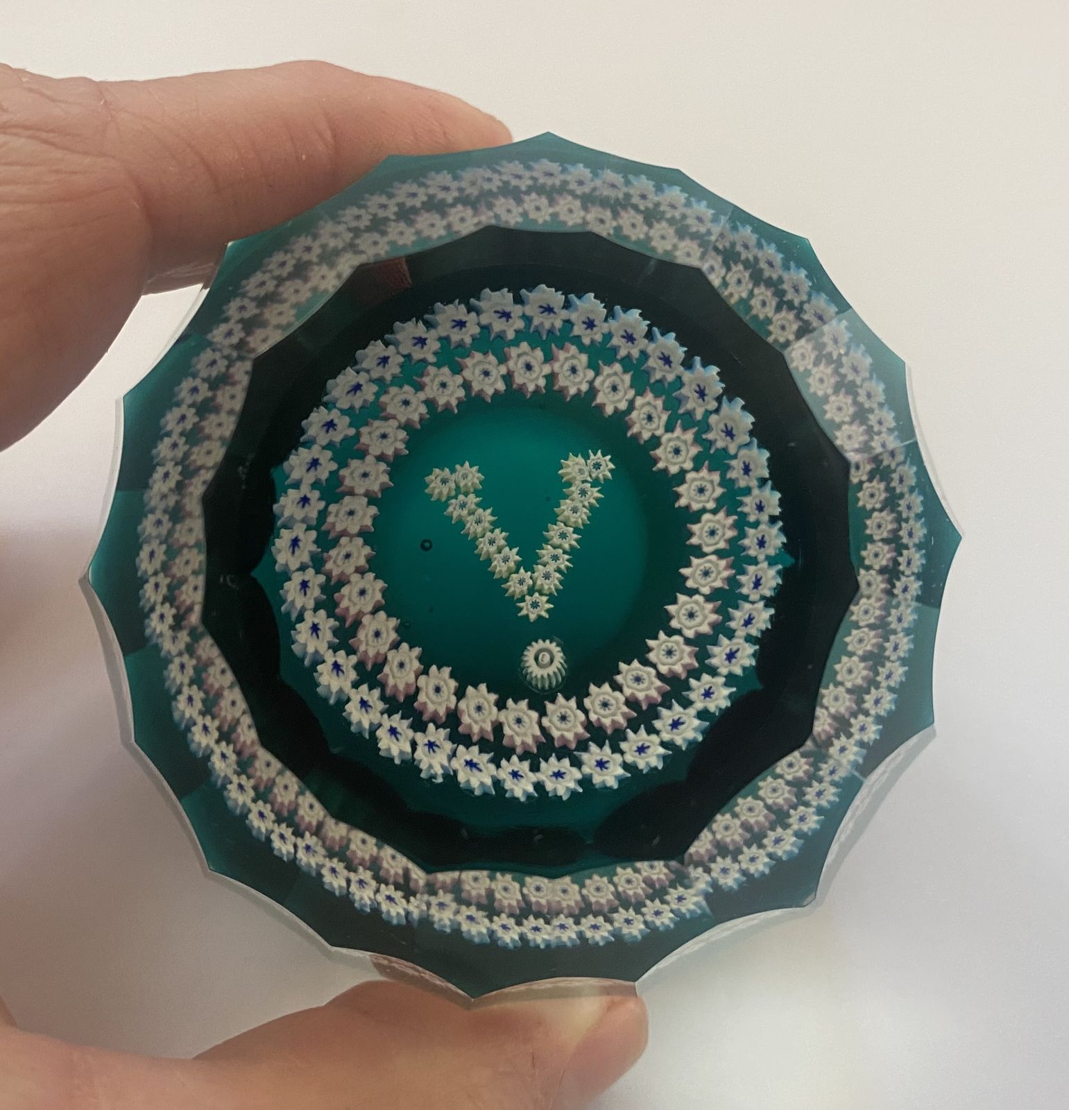 Rare, Caithness, ‘Victory’ (In Europe), Limited Edition, Millefiori Paperweight, 27/100