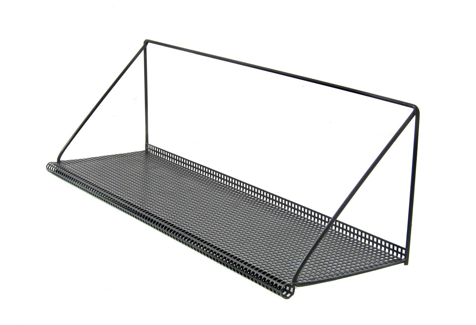 Mategot 1960s Pilastro Black Vintage Metal Shelf   Prouve, Charlotte Perriand, Fiedeldij, Tomado, Aalto, Fifties, Sixties, Artimeta, Eames