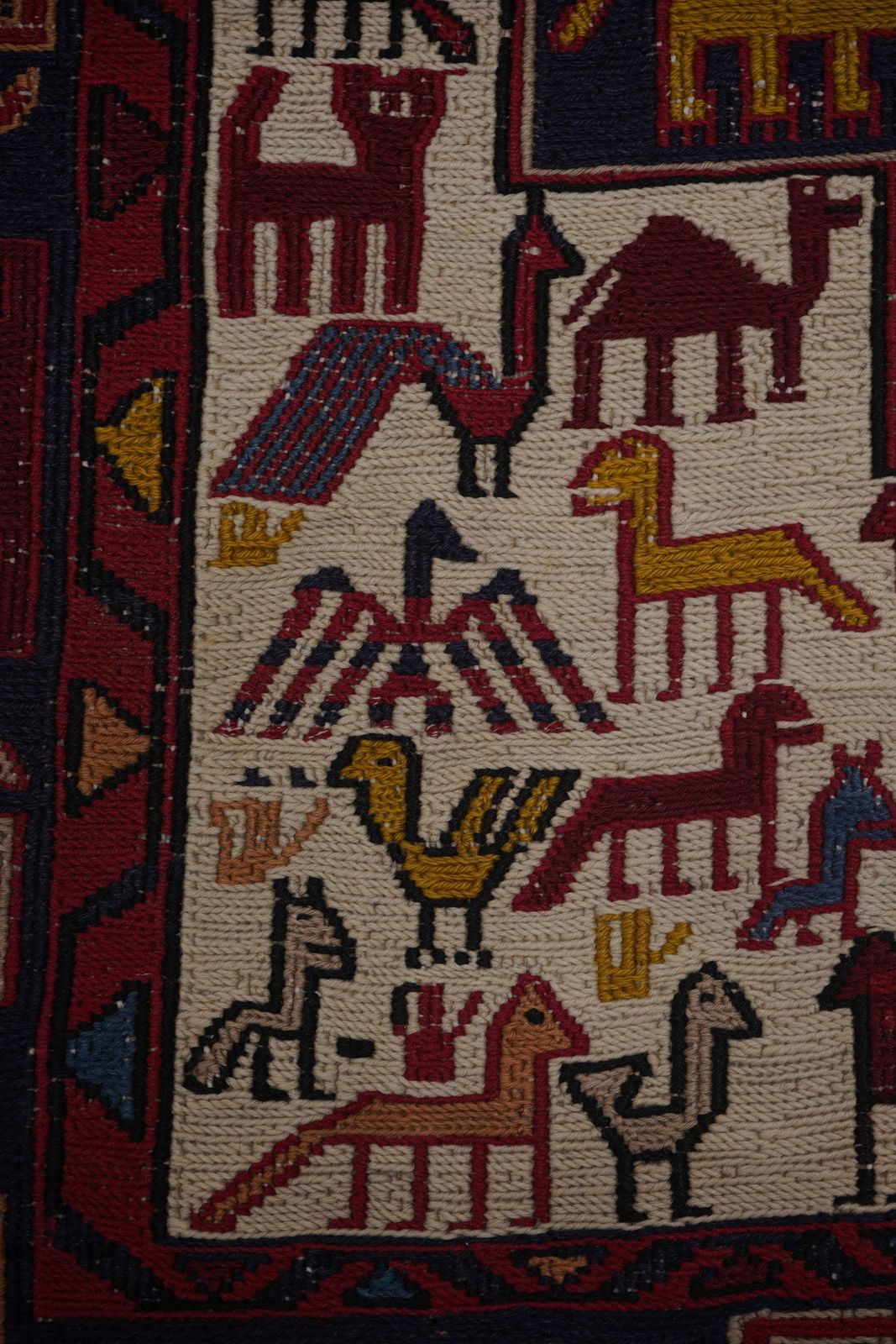 Turkish Jajim Kilim Rug   Wool Rug With Geometric Motif 5'1'' X 8'1'' photo vinterior
