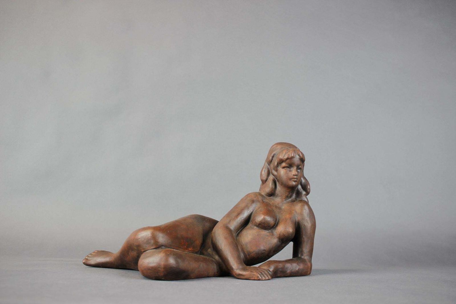 Large Statuette Of Act By Bohumil Kokrda, Czechoslovakia, 1980s photo for sale