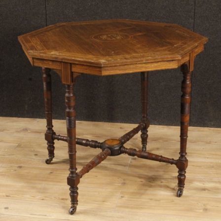 English Inlaid Side Table From 20th Century photo 1000.0