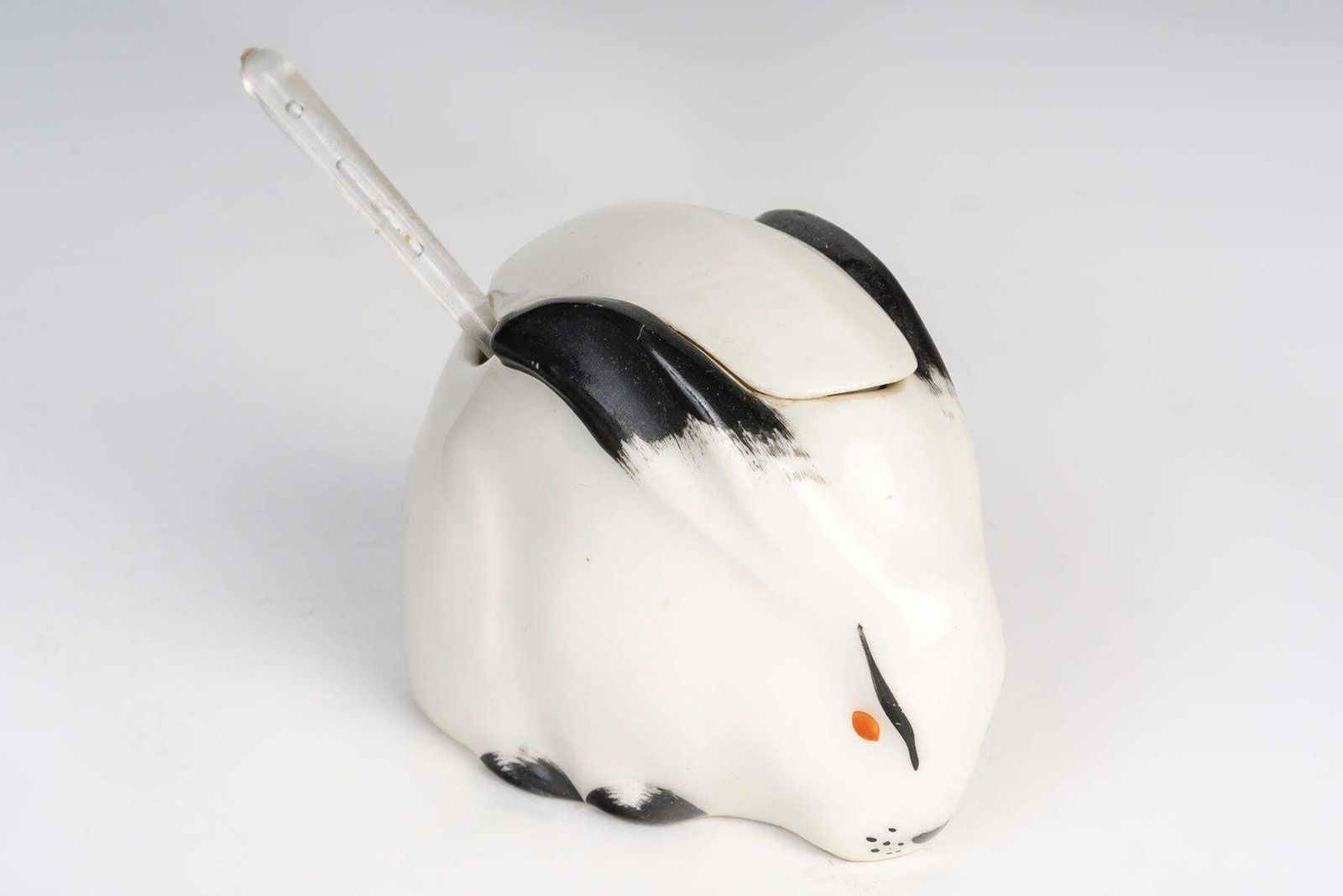 Saltcellar, Pepperpot, Mustard Pot By Sandoz, Haviland Porcelain, 20th Century. photo Home Decor