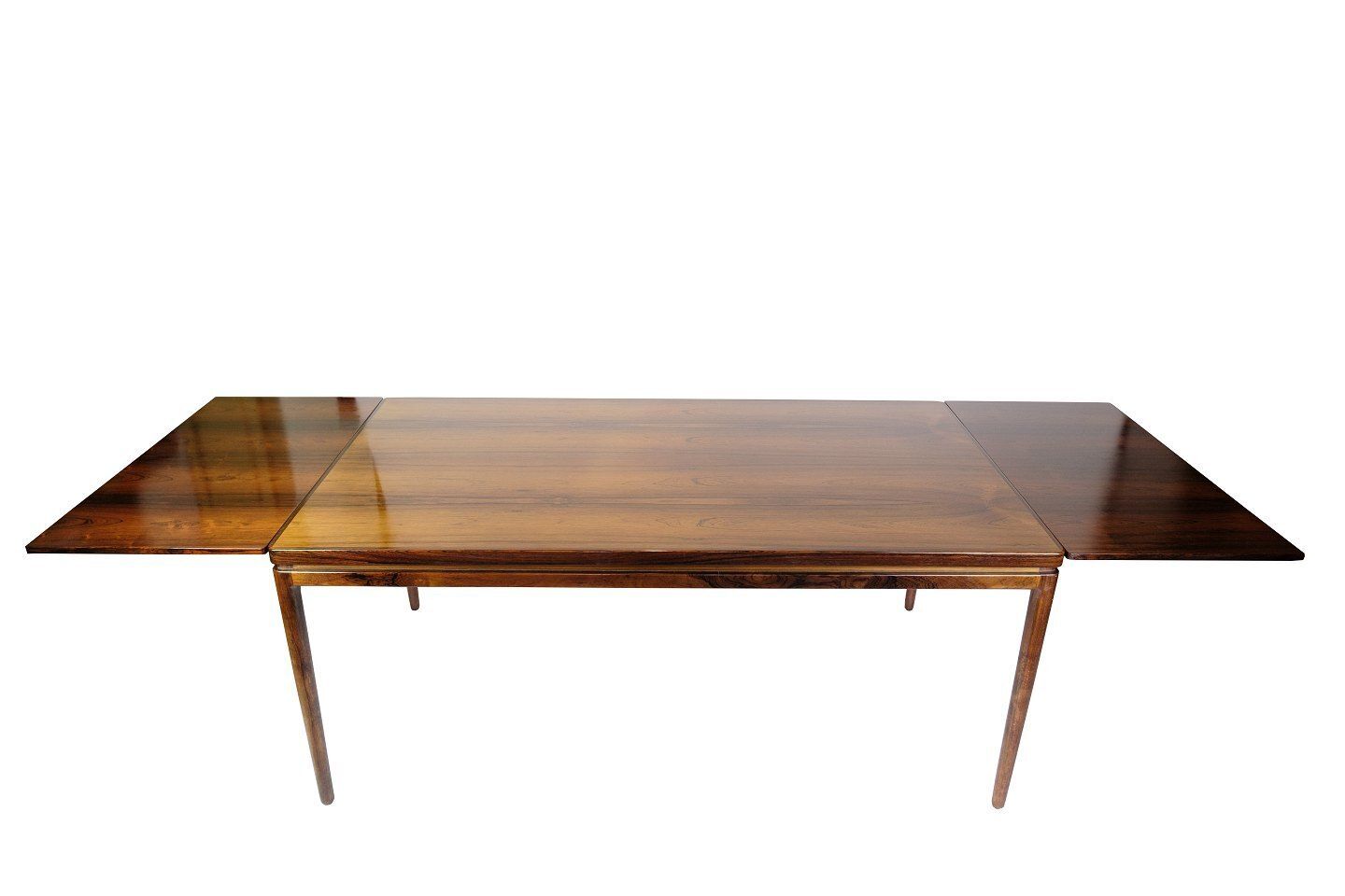 Dining Table With Extension In Rosewood By Johannes Andersen For Chr. Linneberg From 1960s photo 2445.0