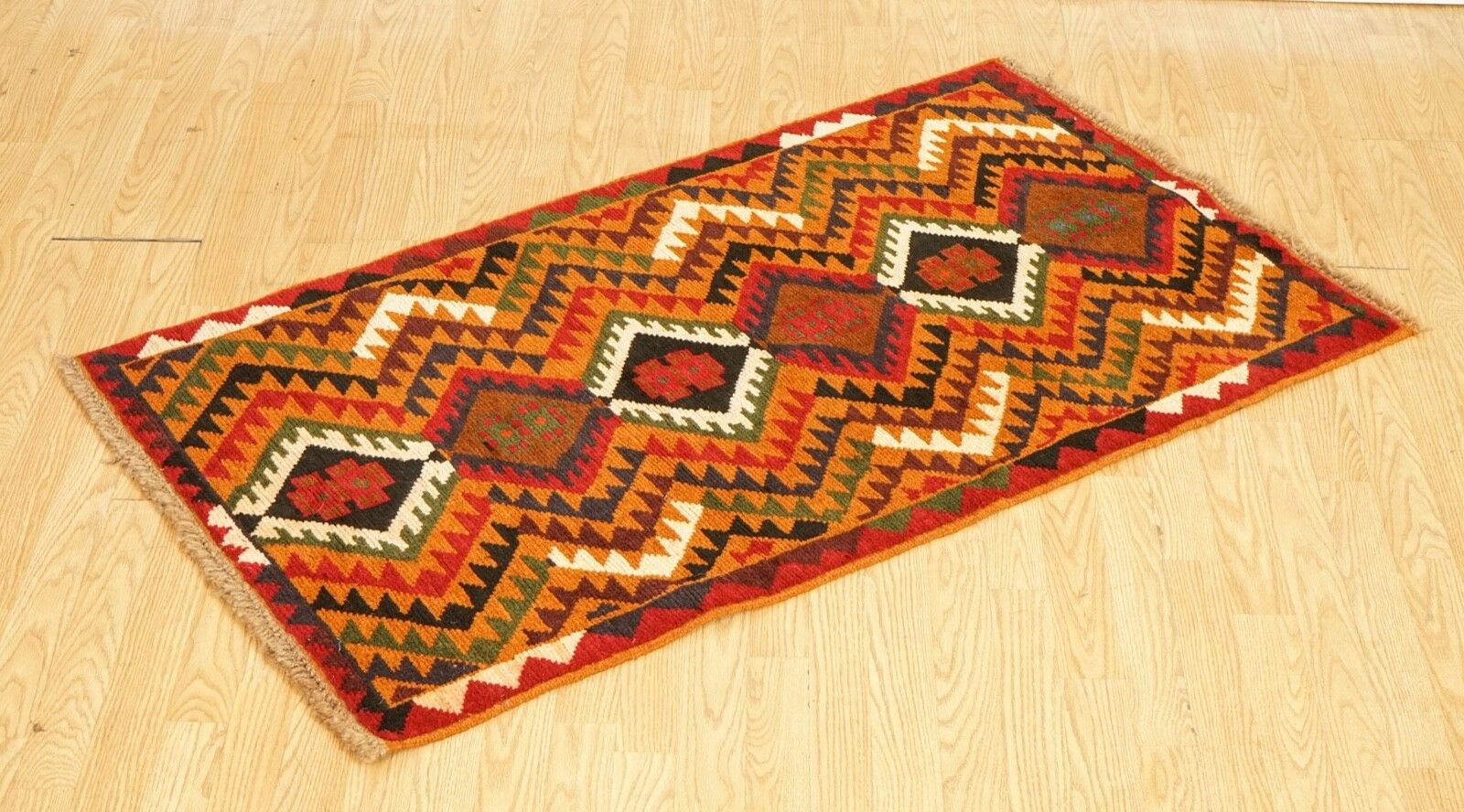 Lovely Vintage Geometric Kilim Aztec Rug photo furniture