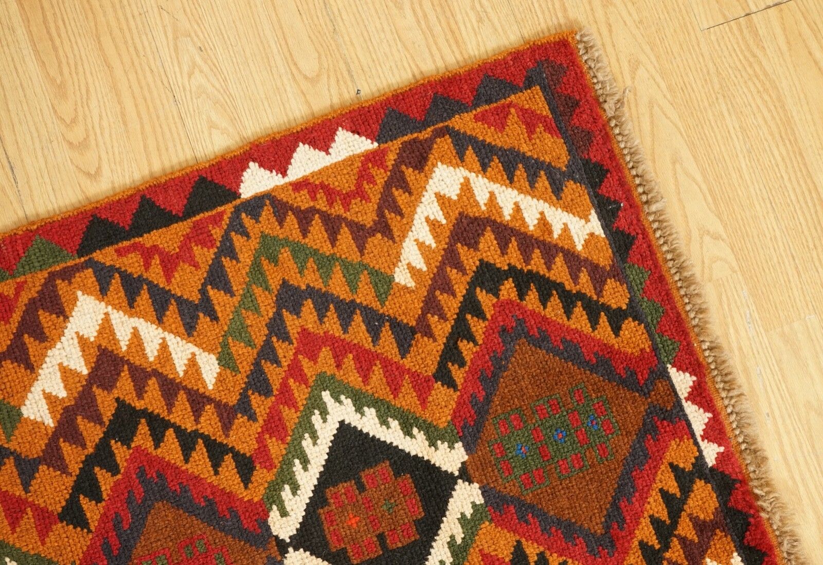 Lovely Vintage Geometric Kilim Aztec Rug photo buy