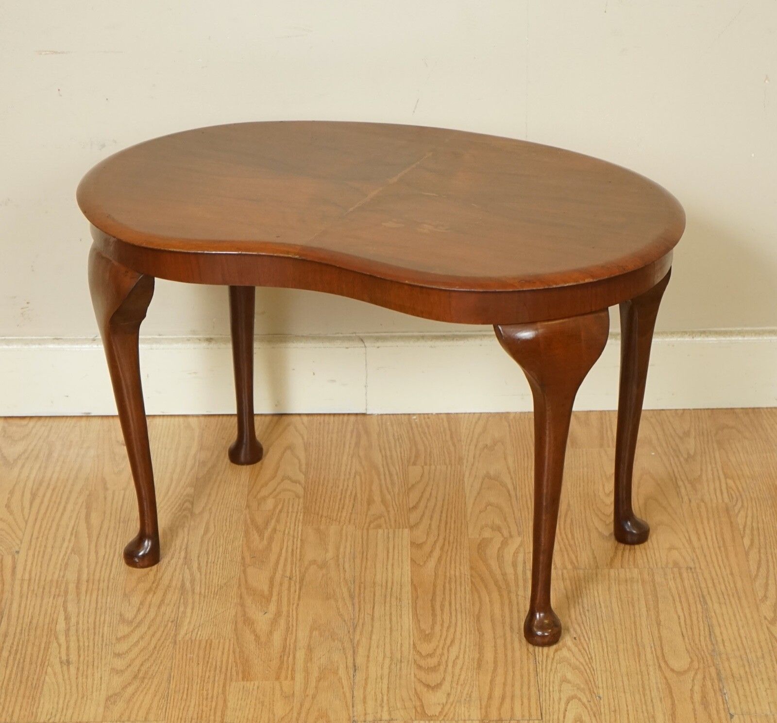 Gorgeous Kidney Art Deco Hardwood Side End Plant Table photo furniture