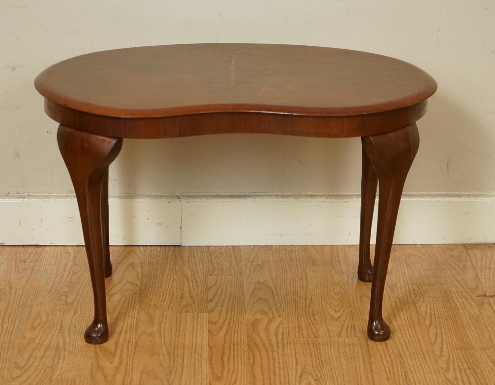 Gorgeous Kidney Art Deco Hardwood Side End Plant Table photo Furniture